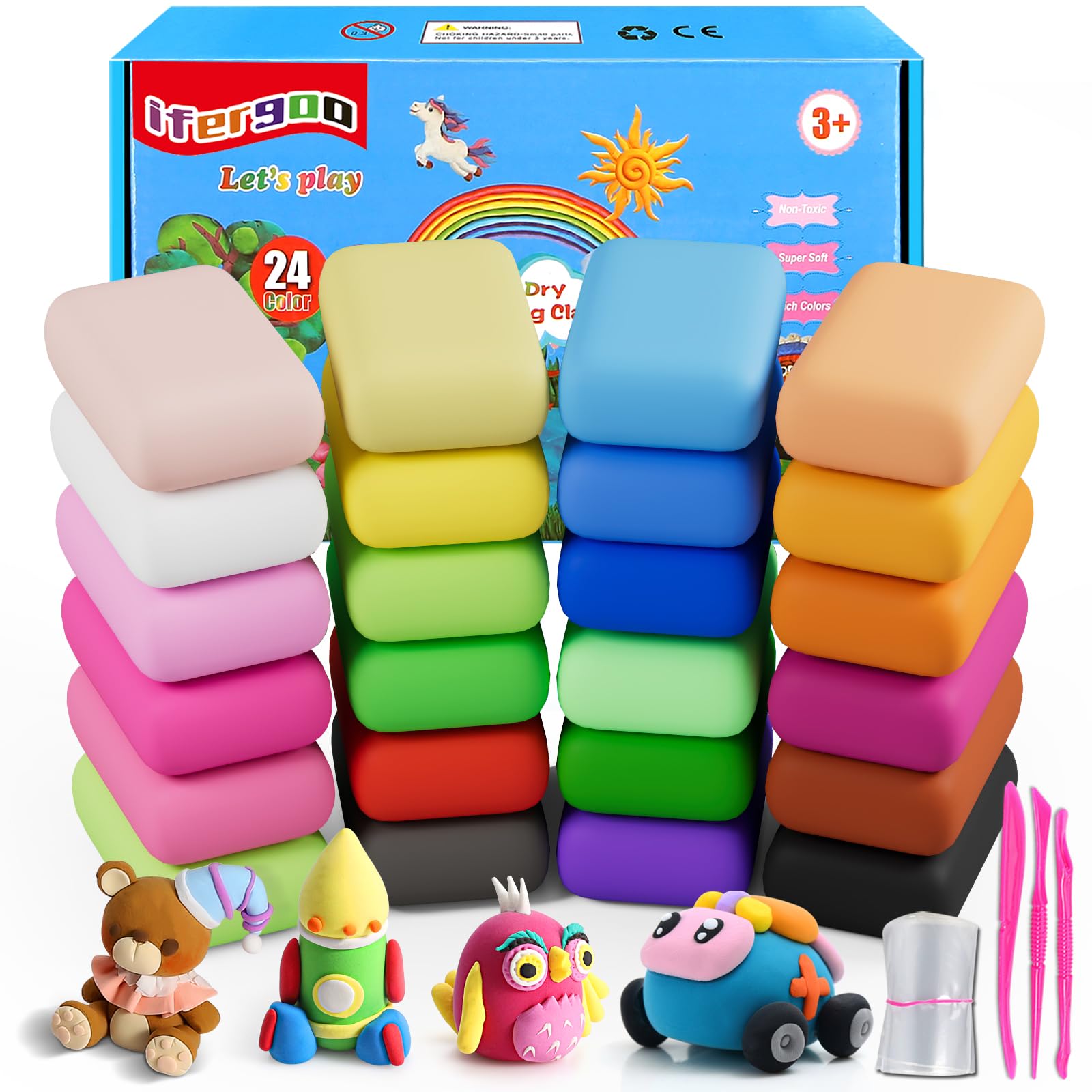 ifergoo Modeling Clay Colors Munuals