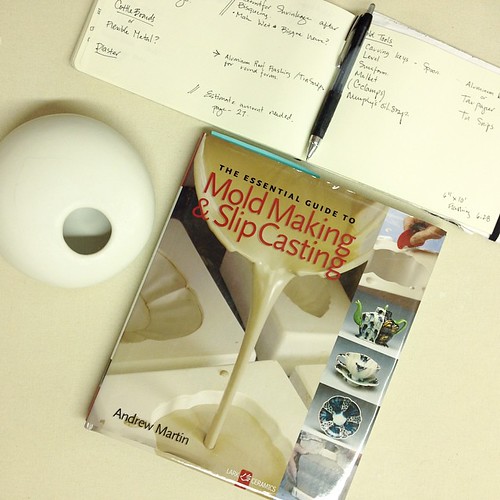 Next week! Reading up on making two part molds so I can start casting my wall planter pods. #slipcasting #wallplanters #planterpods #planters #pottery #ceramics