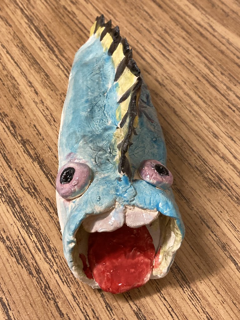 grades four and five ceramic slab fish