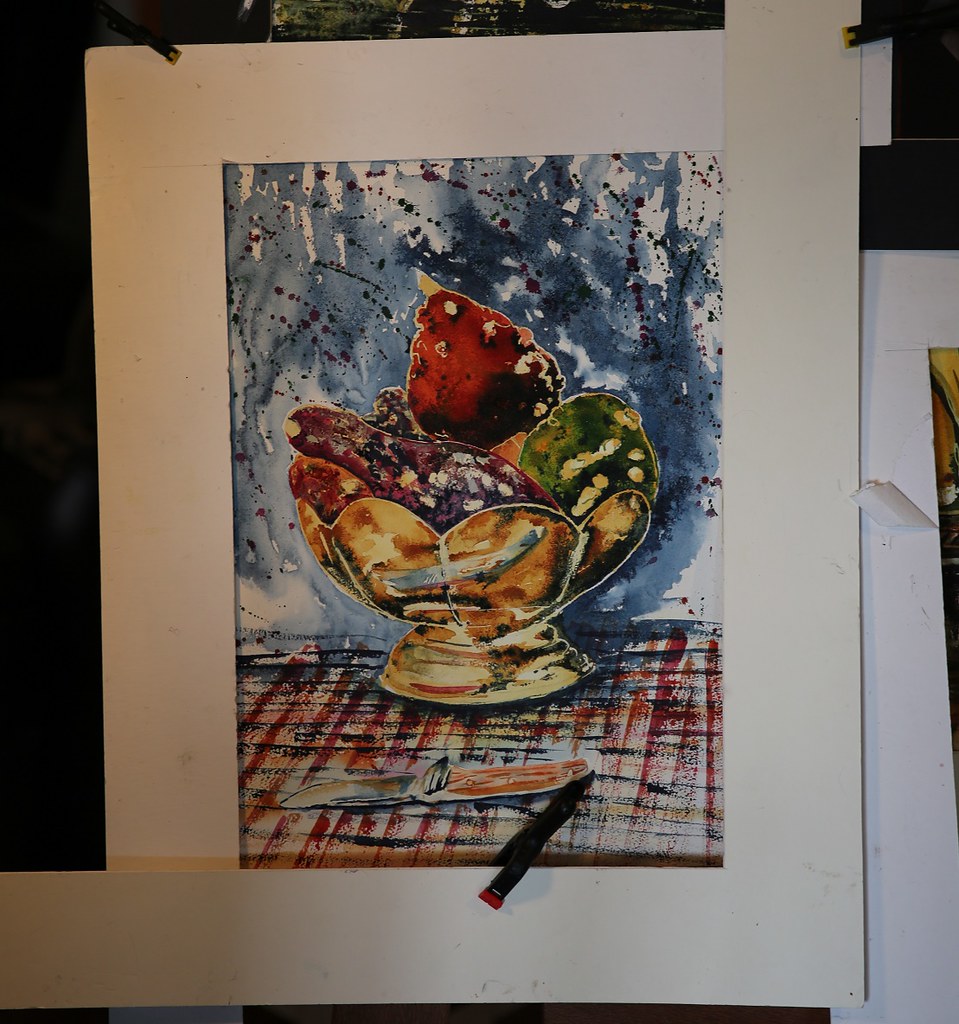 brass bowl painting 2