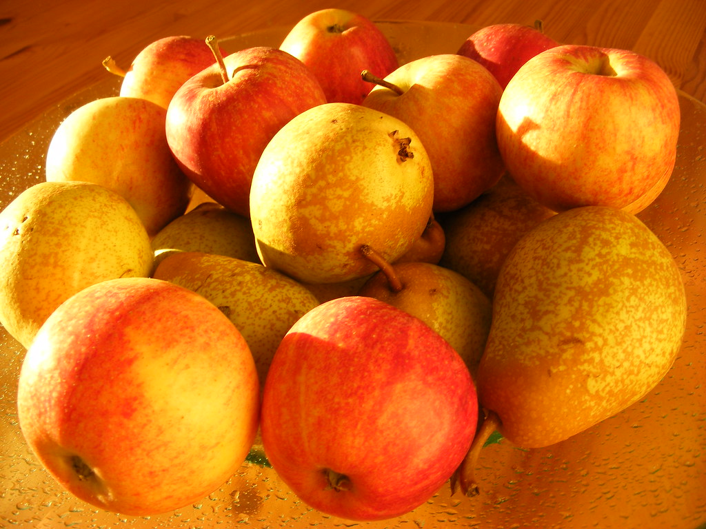 home, apples, pears, bowl, art, interiors, fruit,