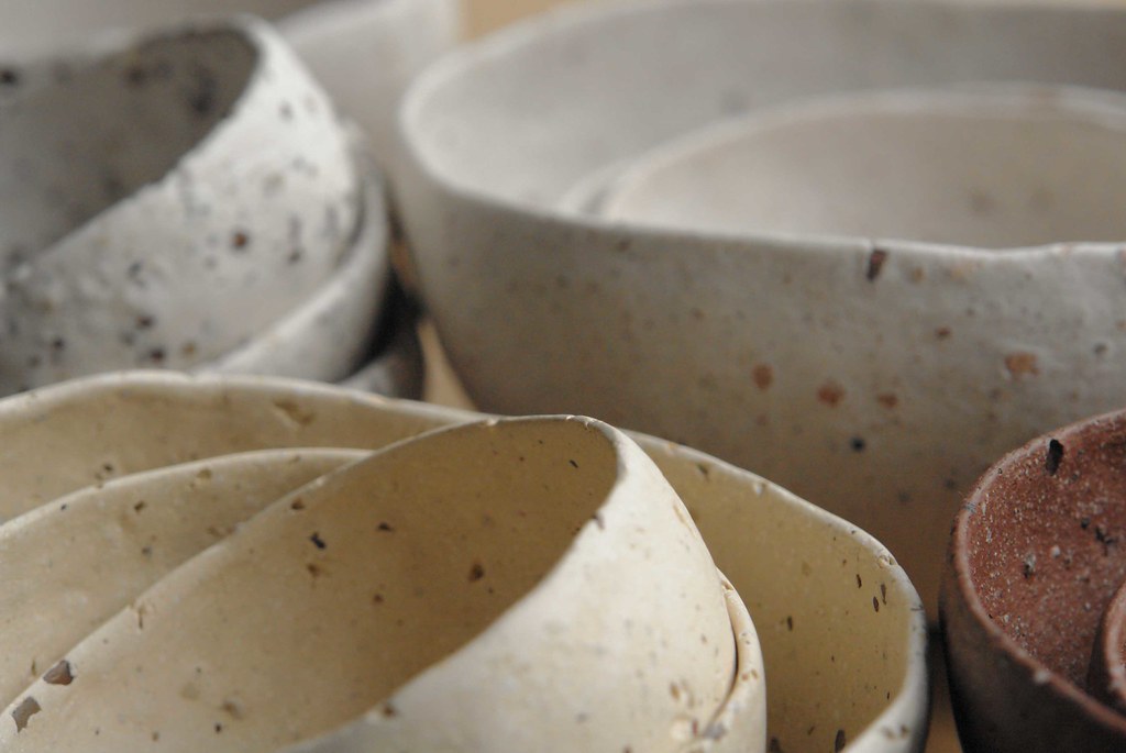 Sustain ceramics: Nest of decorative bowls