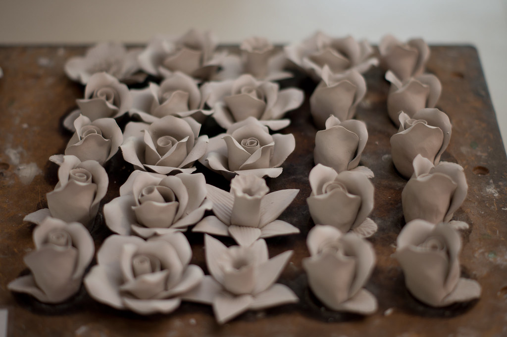 Biscuitware Flowers
