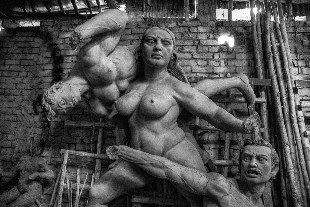 Clay sculpture, Kumartuli, Kolkata