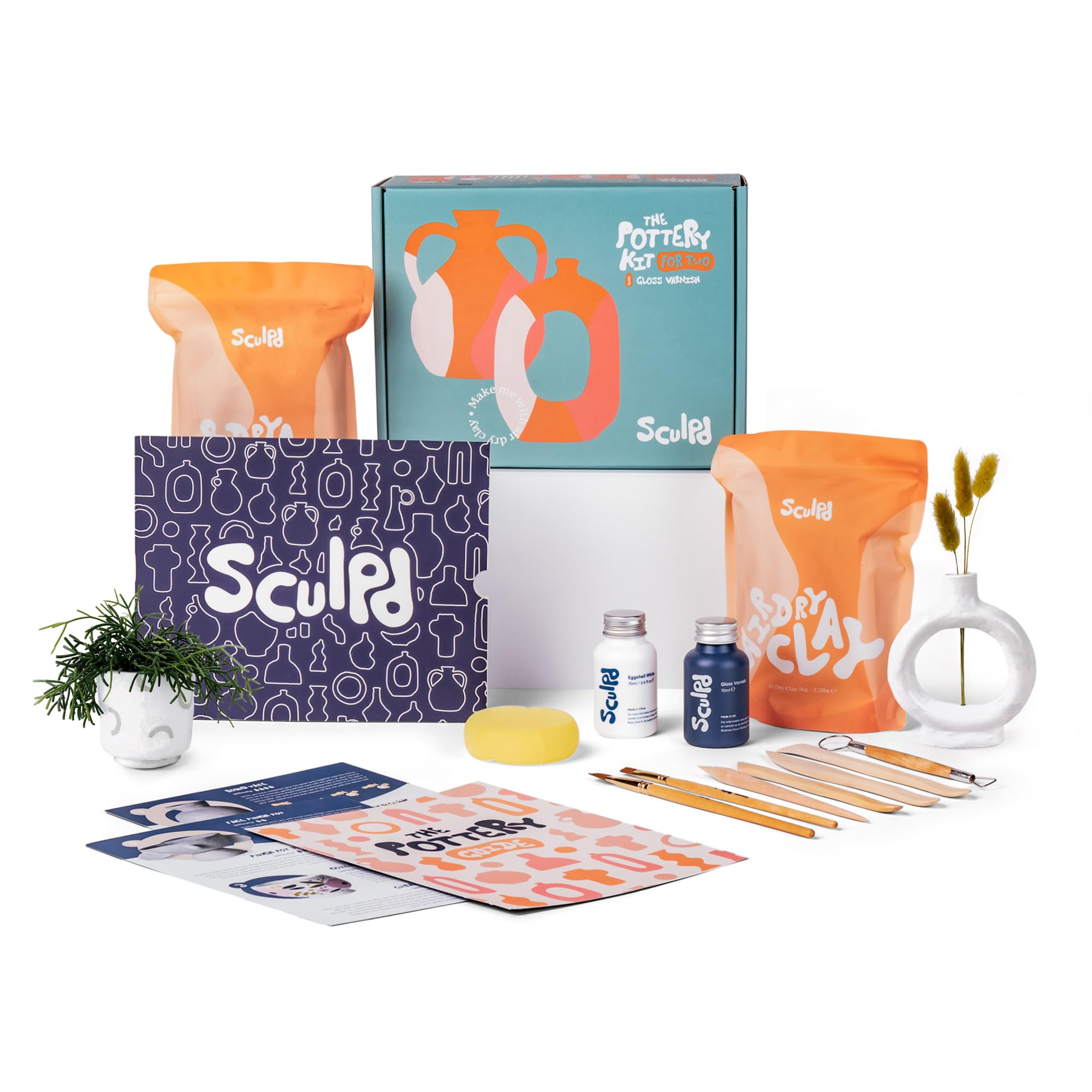 Pottery Air Dry Starter Beginners Varnish