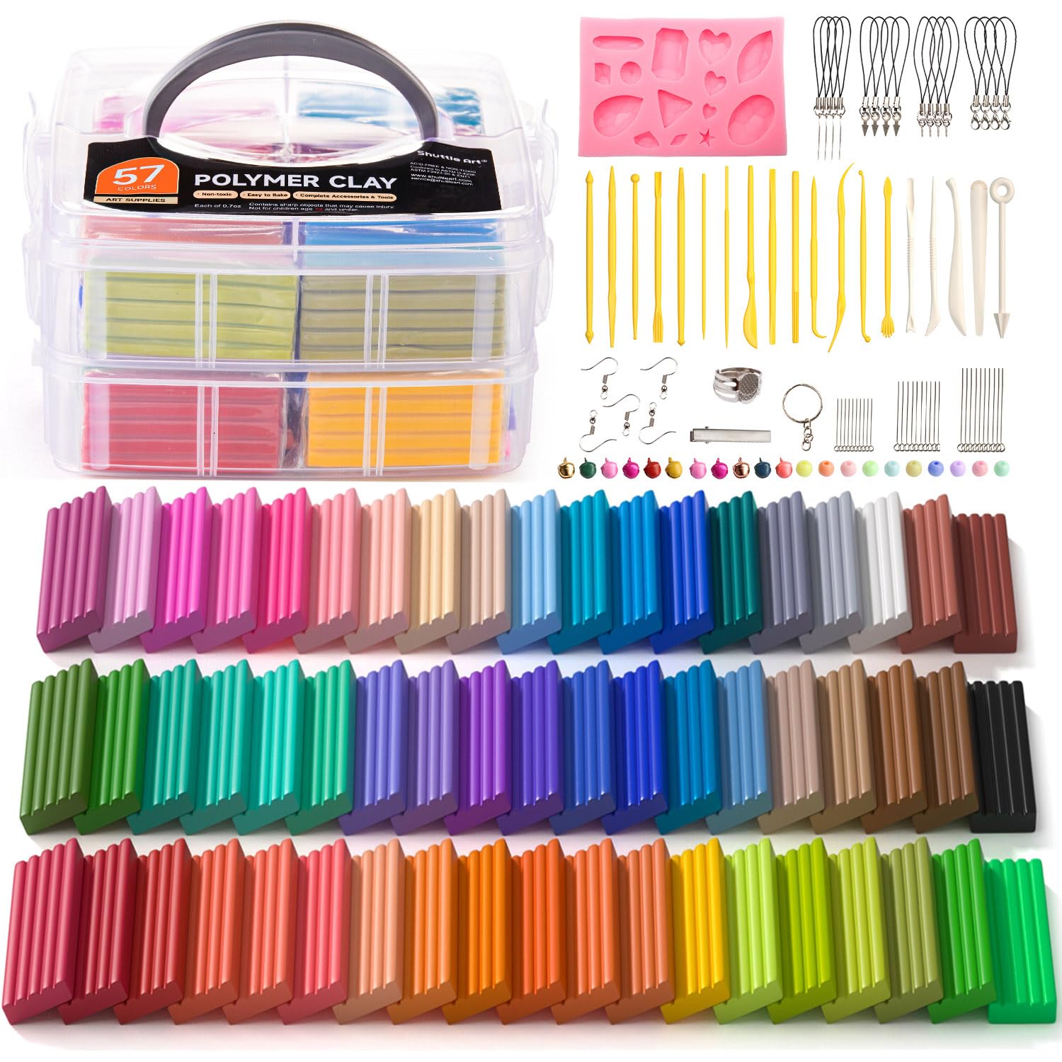 Polymer Clay 1 2 Block Set