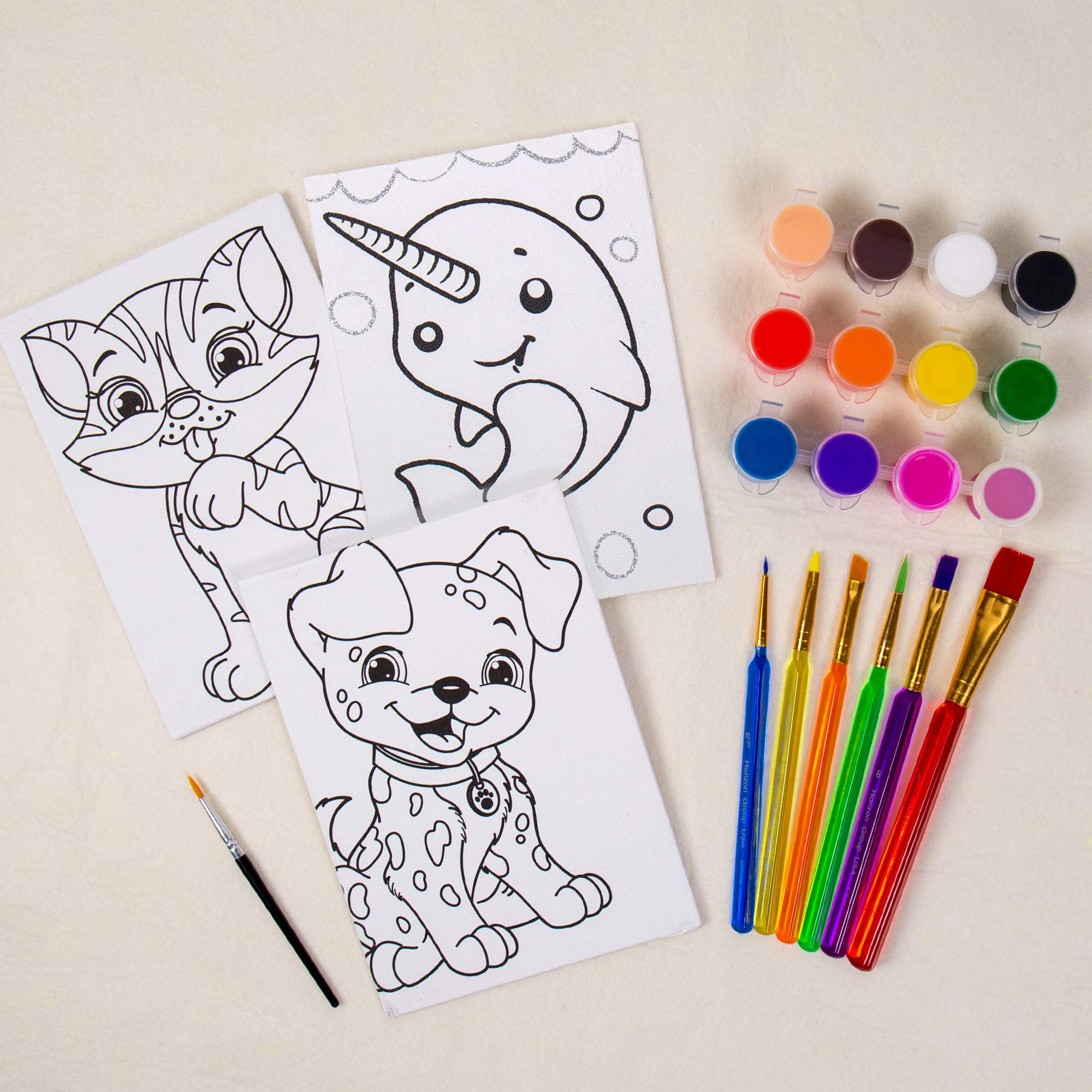 Horizon Group USA Paintbrushes Included Dog