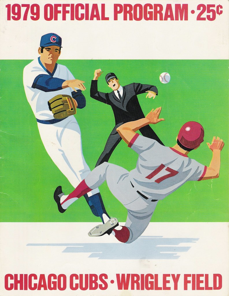 1979 Chicago Cubs Scorecard