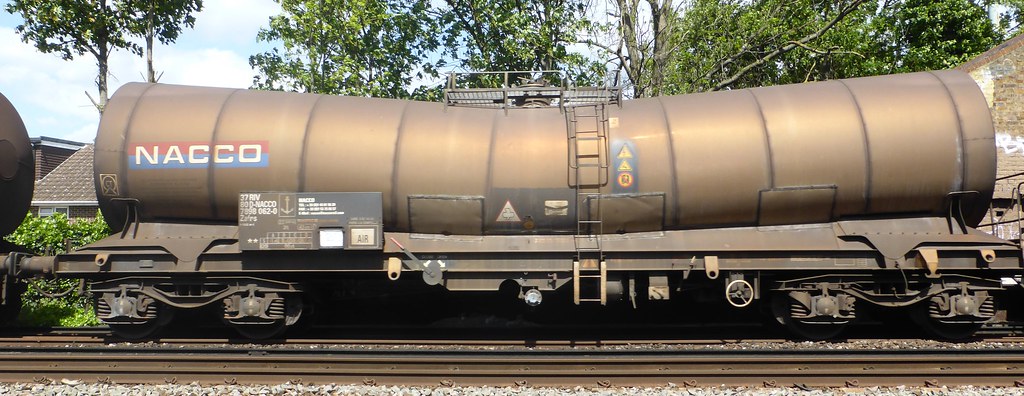 empty ICA NACCO (North American Car Corporation) china clay slurry tanker 37 80 7898 062-0