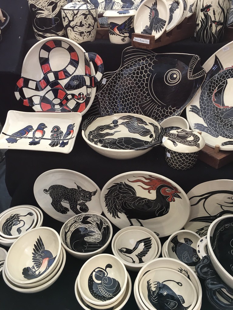 Beautiful animal pottery