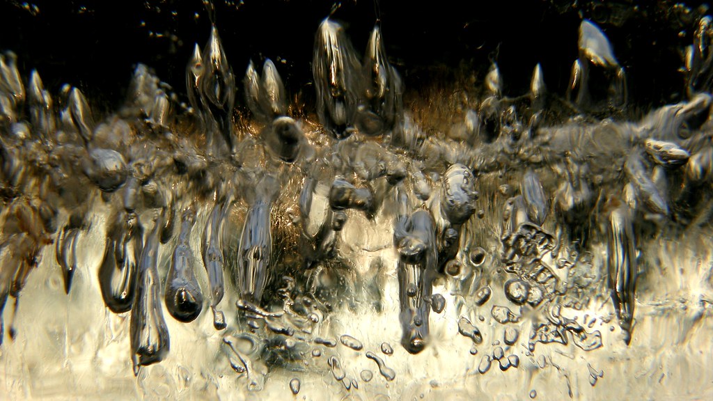 frozen air bubbles