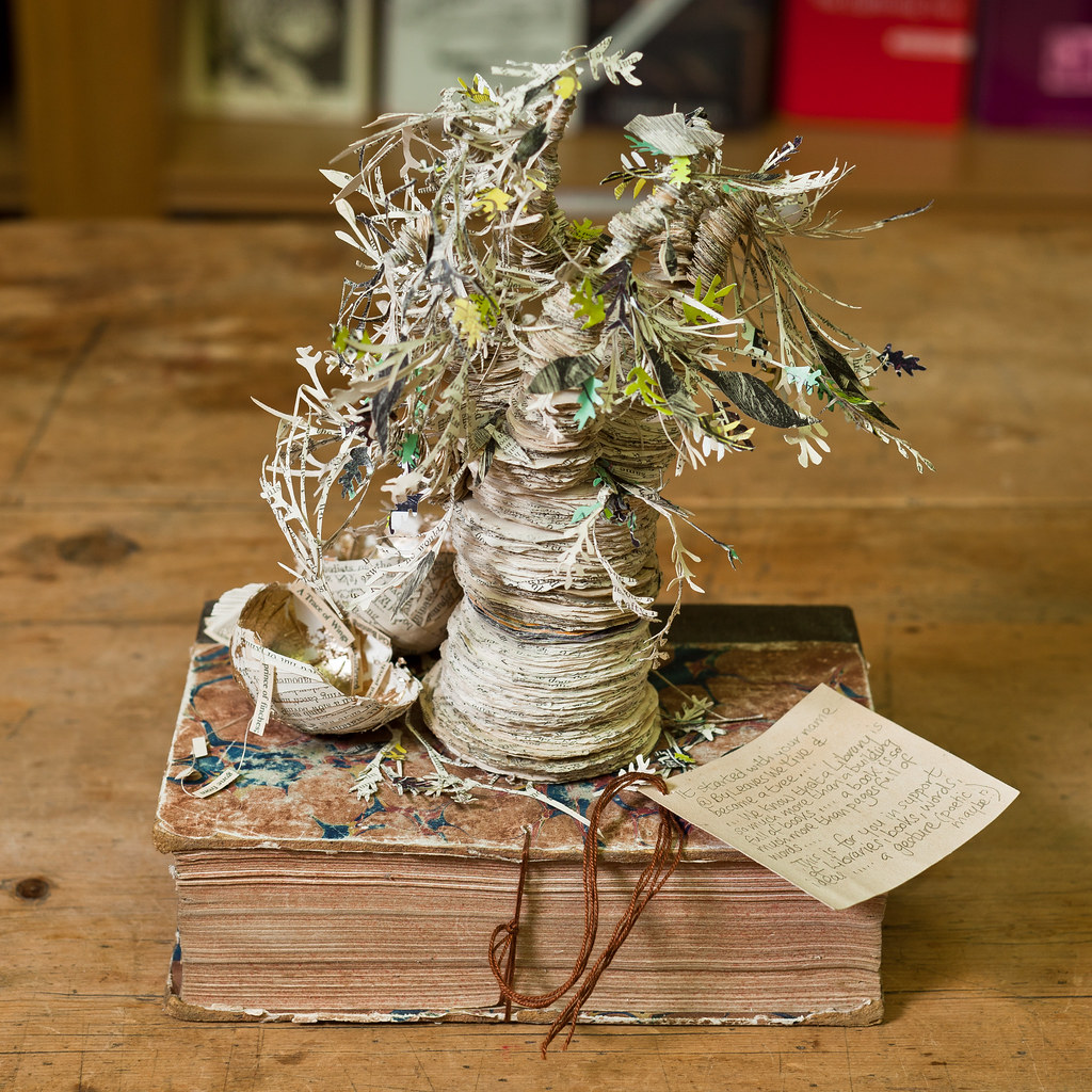 Mysterious paper sculptures