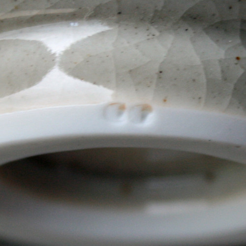 Phil Elson. Speckled bowl. Mark