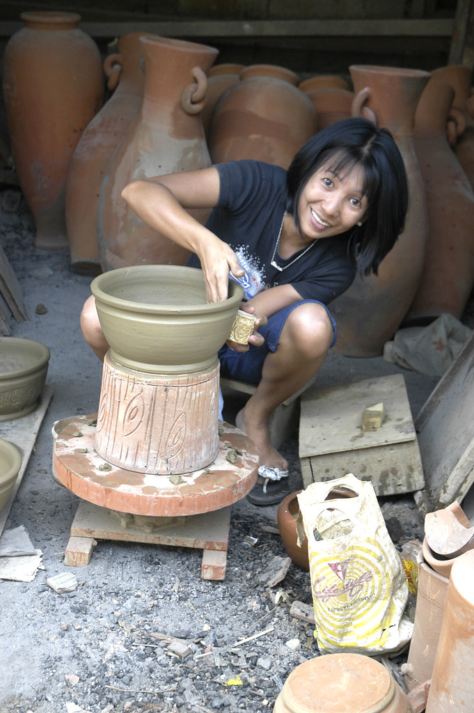 Pottery manufacturing in Pampanga, Philippines