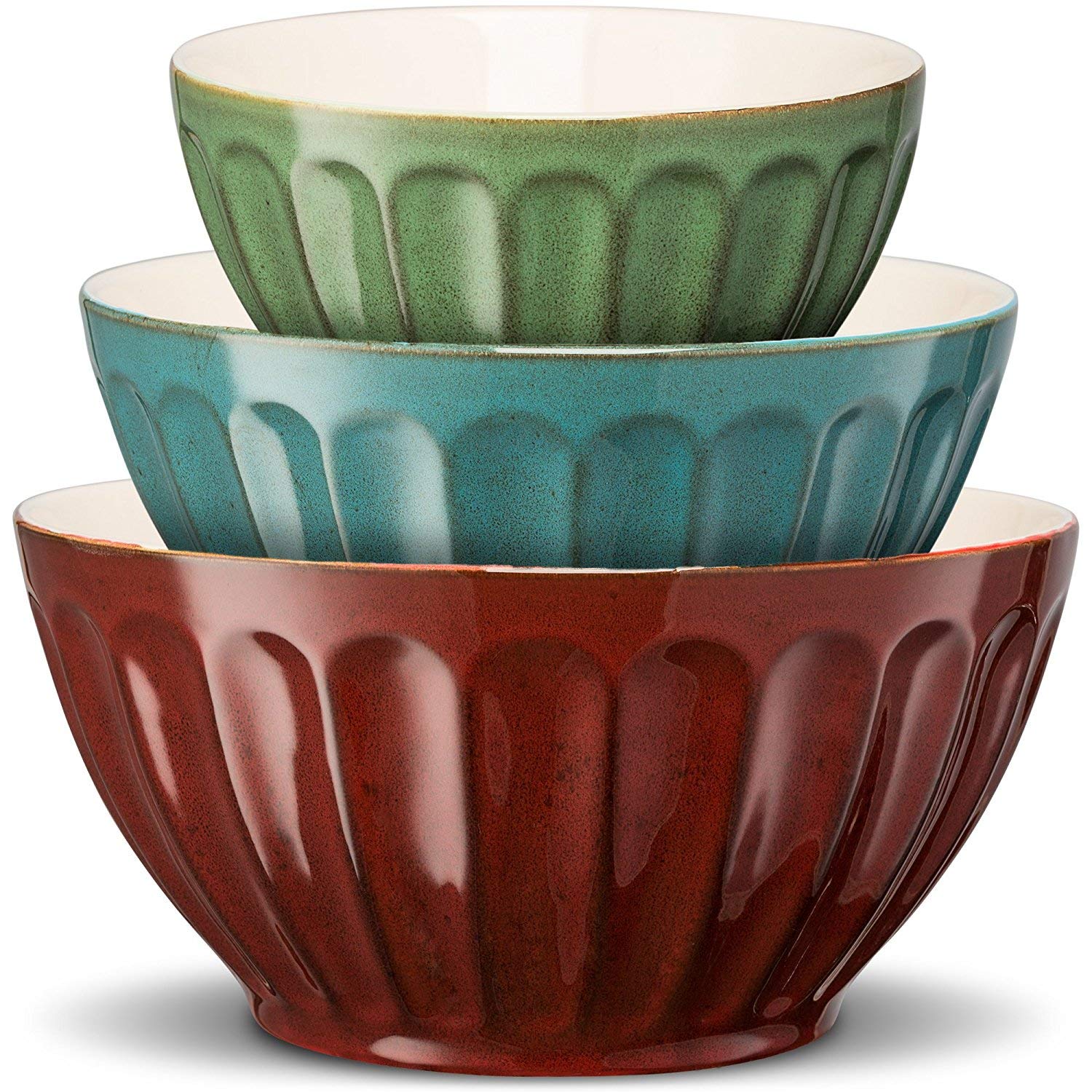 KooK Ceramic Mixing Serving Nesting